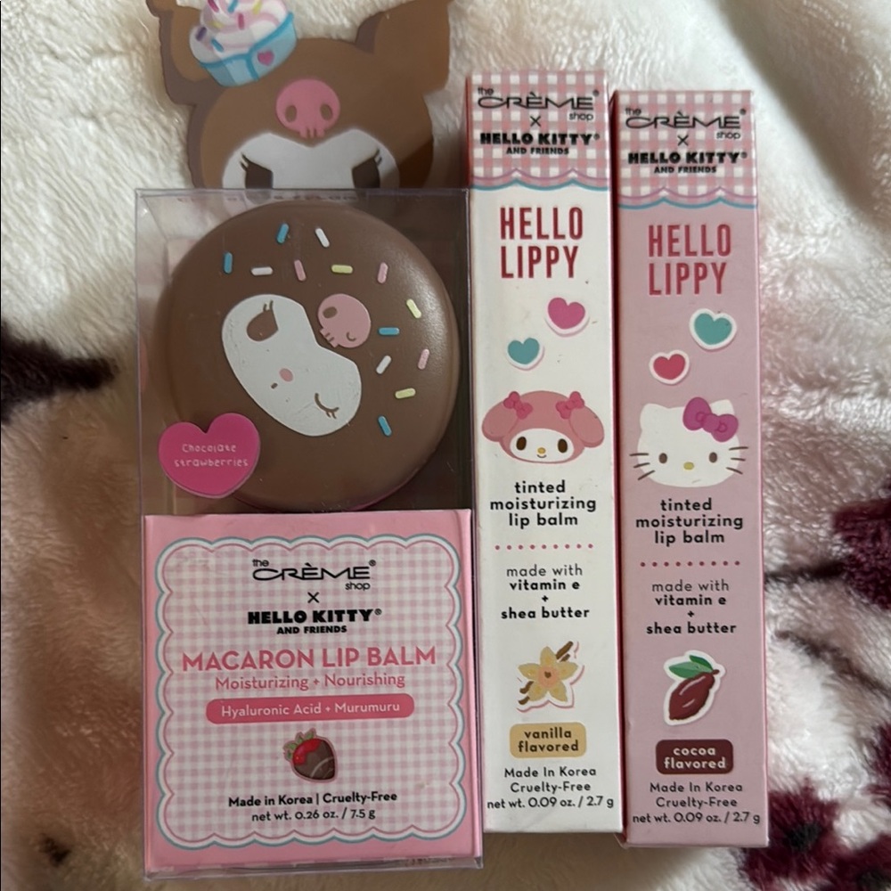 Hello Kitty Brown and Pink Lip Balm (3)
